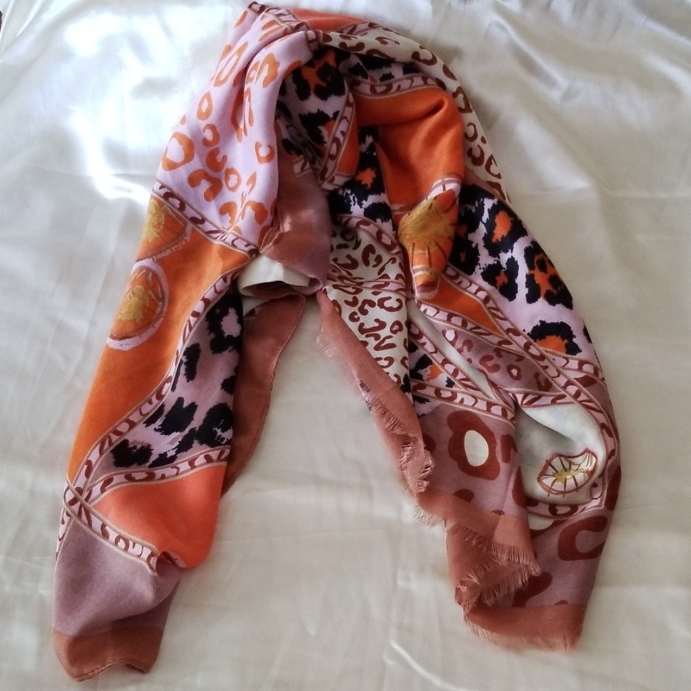 Mixed Animal Print Scarf/Wrap